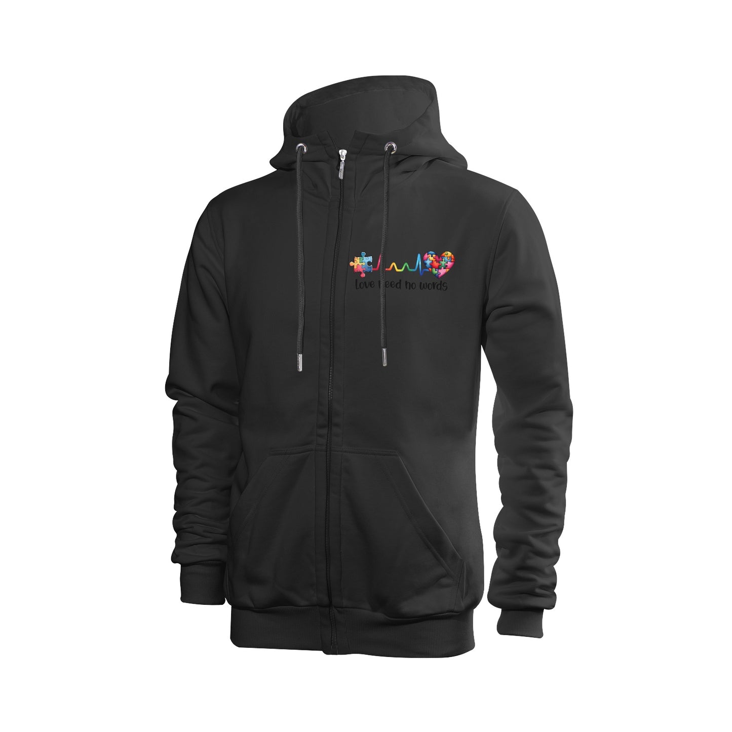 No words Soft Zip Hoodie